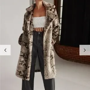 the toe fur coat 【Sサイズ】 womens-natasha-full-length-